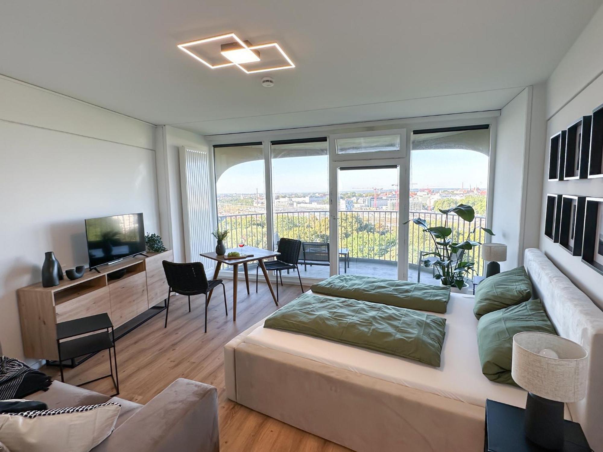 Helles Apartment Mit Tollem Blick Ueber Аугсбург Екстер'єр фото